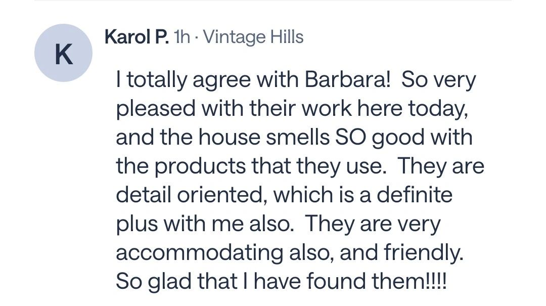 Trust me cleaners customer review 7